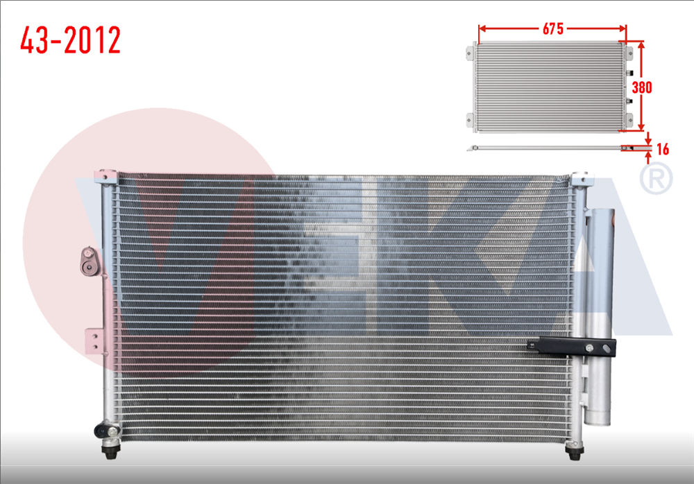 HONDA CİVİC 08-12 KLİMA RADYATÖRÜ (VEKA)