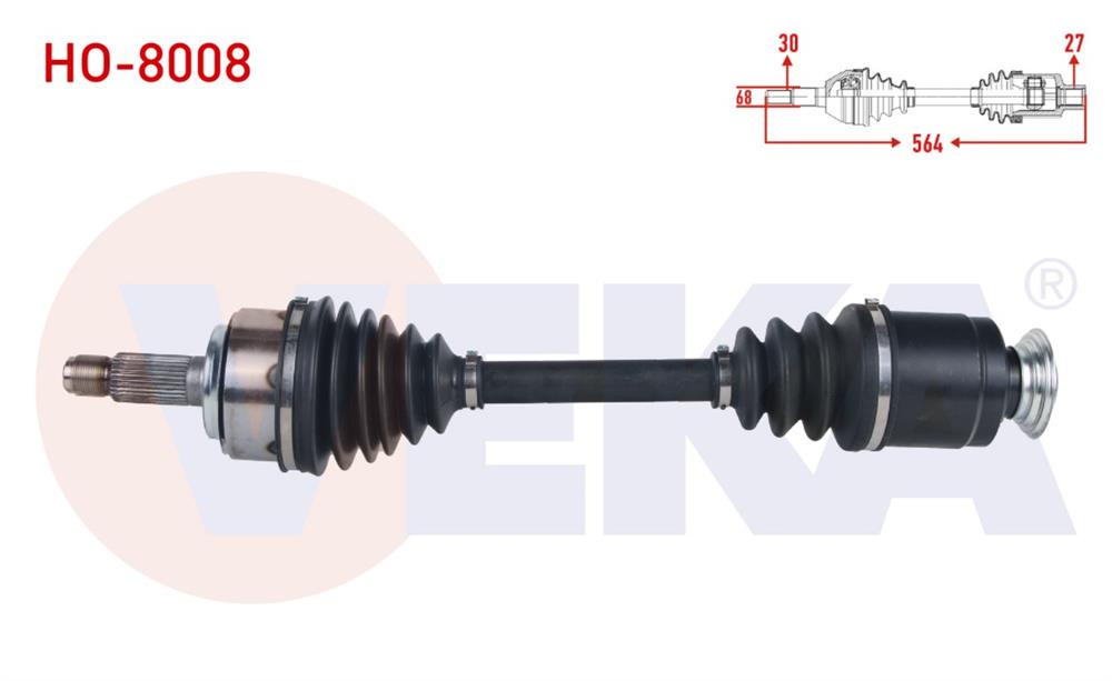 HONDA CRV 06-12 2,0 BENZ'Lİ ÖN SAĞ AKS KOMPLE OTOM. VİTES (VEKA)