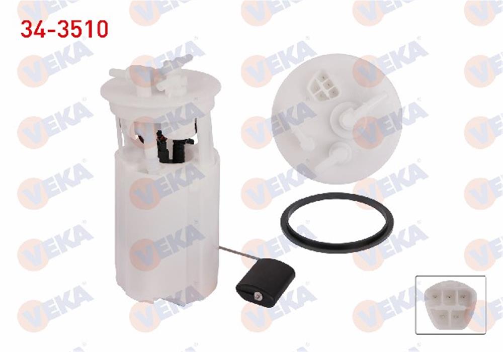 HYUNDAI ACCENT 94-00 DEPO ŞAMANDIRASI KOMPLE 1,3/1,6 31110-25000 (VEKA)