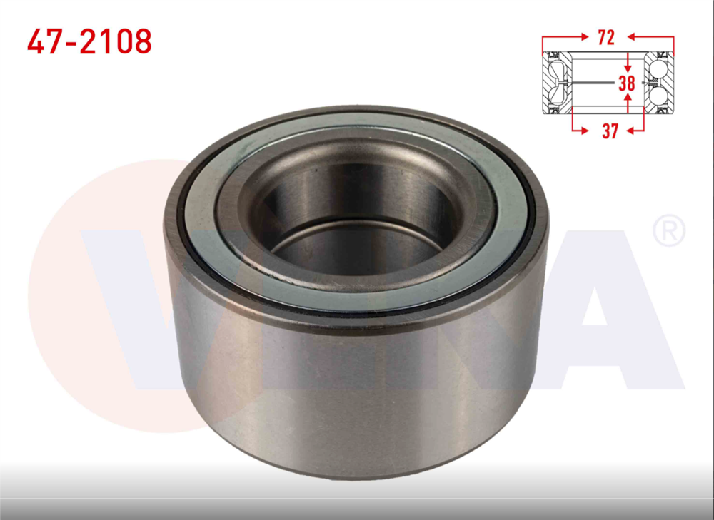 HYUNDAİ ACCENT BLUE 11-  ÖN TEKER RULMANI 38X72X37 (VEKA)