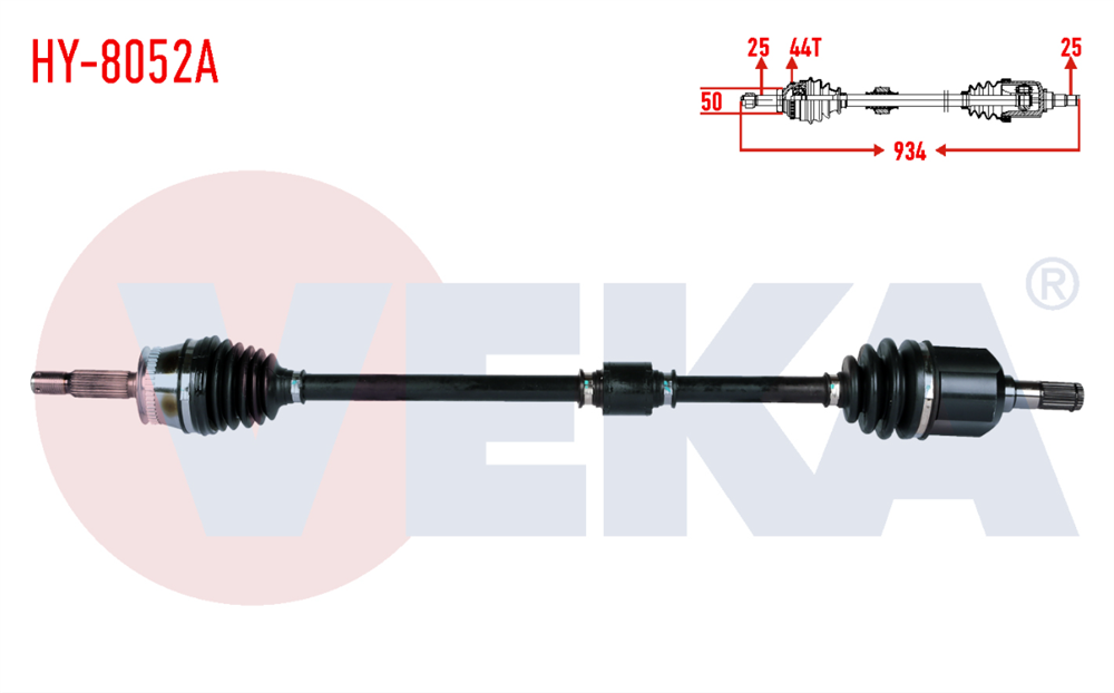 HYUNDAI ELANTRA 01-07 AKS KOMPLE SAĞ 1,6 AT/MT 934MM (VEKA)