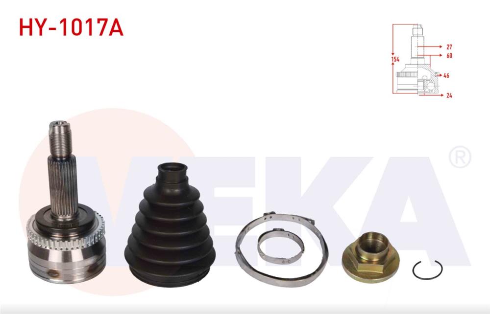 HYUNDAİ ELANTRA 2015-  1,6 CRDİ DIŞ AKS KAFASI ABS'Lİ  27X24X60 (VEKA)