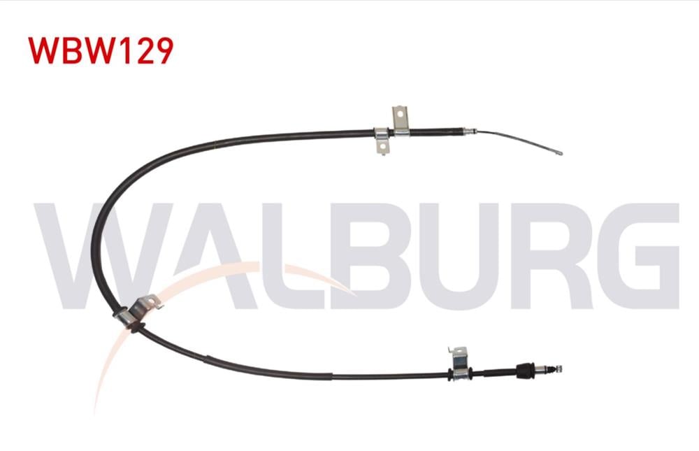 HYUNDAI GETZ 02-08 EL FREN TELİ ARKA SOL DİSK'Lİ 59760-1C000(WALBURG)