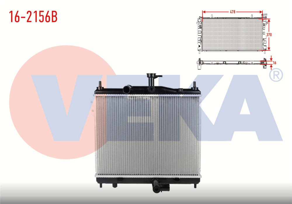 HYUNDAI GETZ 02-08 SU RADYATÖRÜ 1,5 CRDİ DİZEL (VEKA)