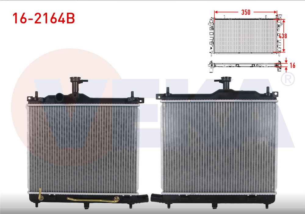 HYUNDAI İ10 08=> SU RADYATÖRÜ 1,1 BENZİNLİ MANUEL 25310-0X150(VEKA)