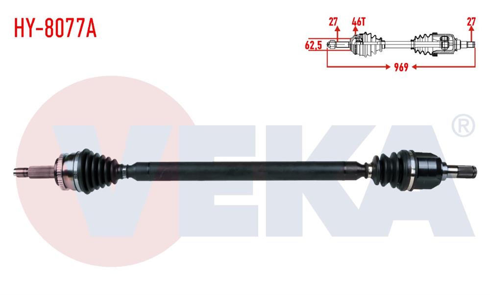 HYUNDAİ İ30 2011 => 1.6 CRDİ KOMPLE AKS SAĞ MANUEL(VEKA)