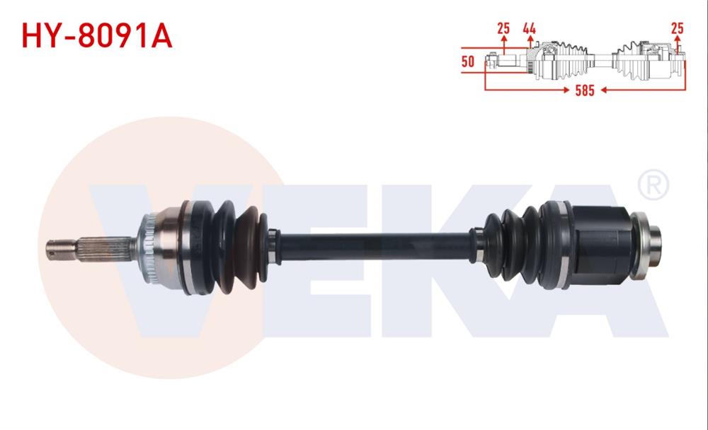 HYUNDAI MATRİX 01-10 AKS KOMPLE SAĞ 1,5 CRDİ AT/MT 49501-17150 (VEKA)