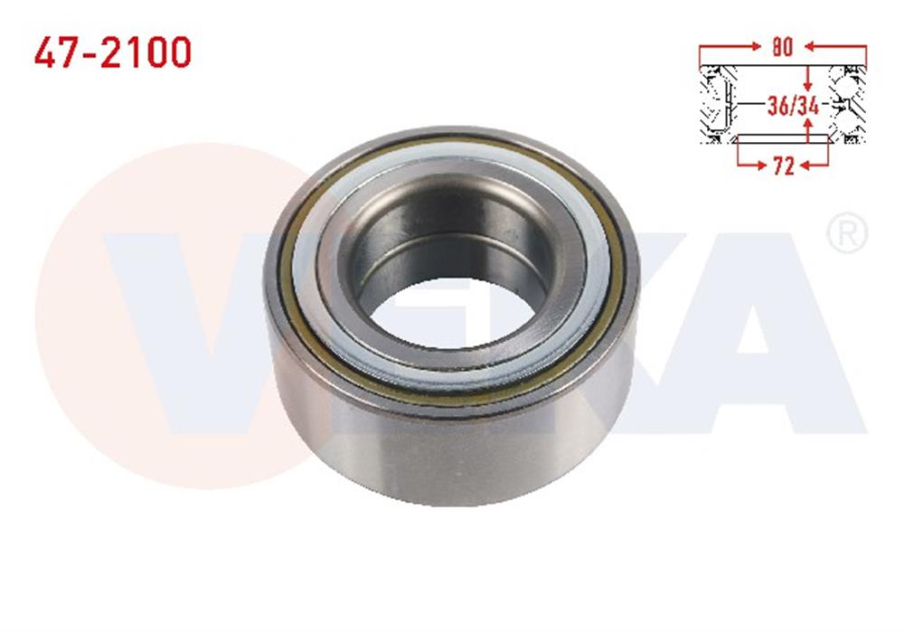 KİA MAGNETIS 01-05  ÖN TEKER RULMANI 42X80X36/34 (VEKA)