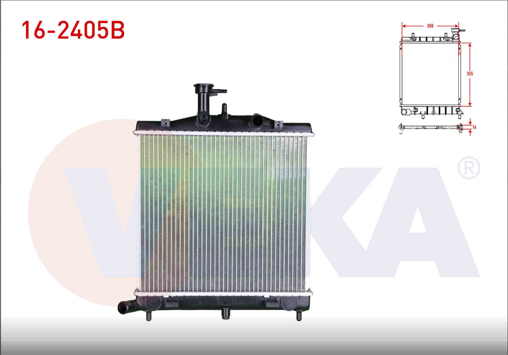 KİA PİCANTO 07-09 SU RADYATÖRÜ 1,1 BENZİNLİ MANUEL 25310-07500 (VEKA)