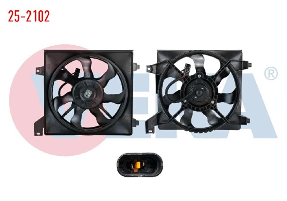 KIA RİO 06-12 RADYATÖR FAN DAVLUNBAZI BENZ. (VEKA)