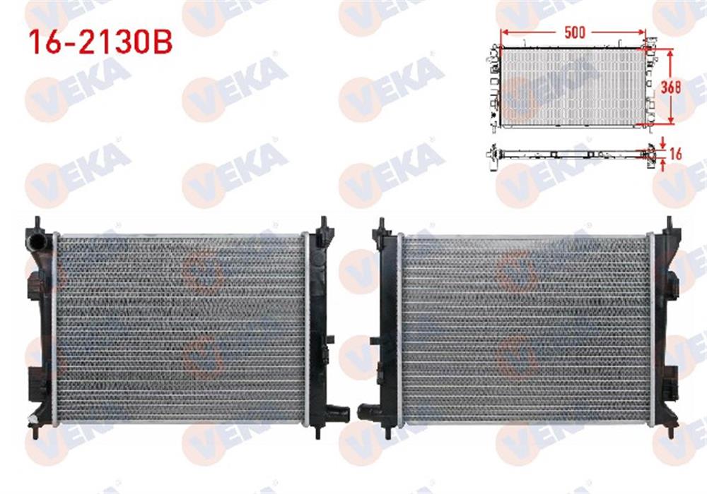 KIA RİO 12- SU RADYATÖRÜ MANUEL BENZ'Lİ (VEKA)