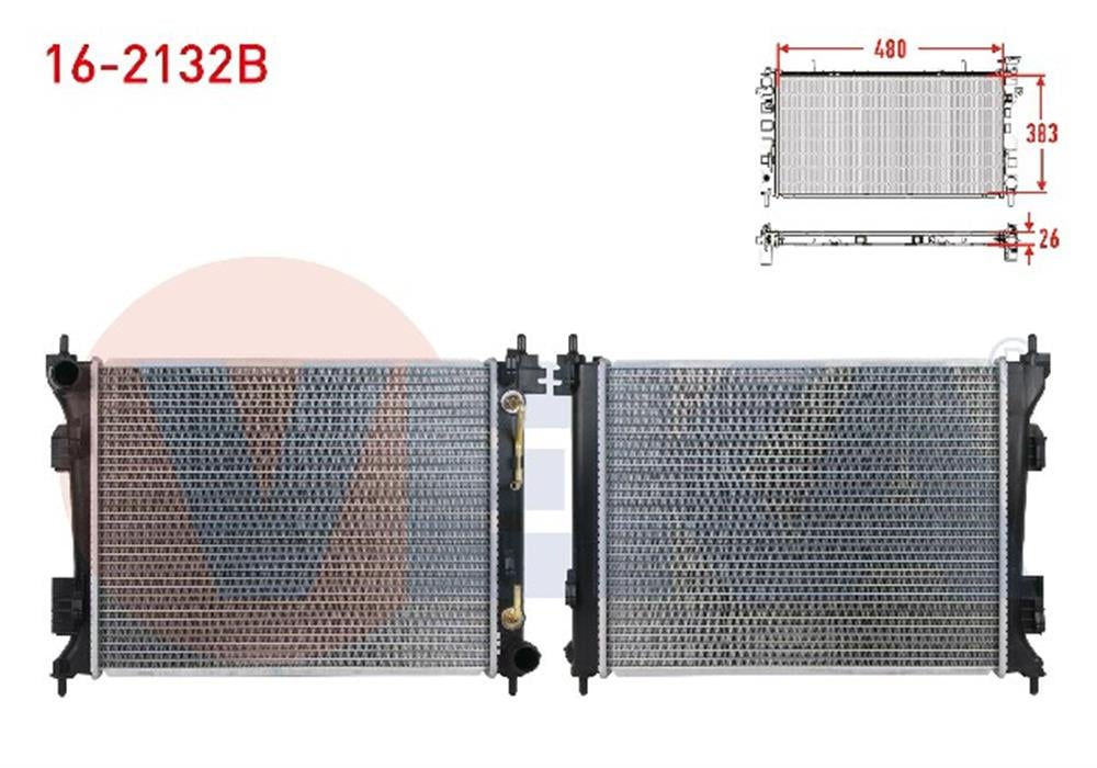 KIA RİO SU RADYATÖRÜ OTOMATİK 1,6 DİZEL (VEKA)