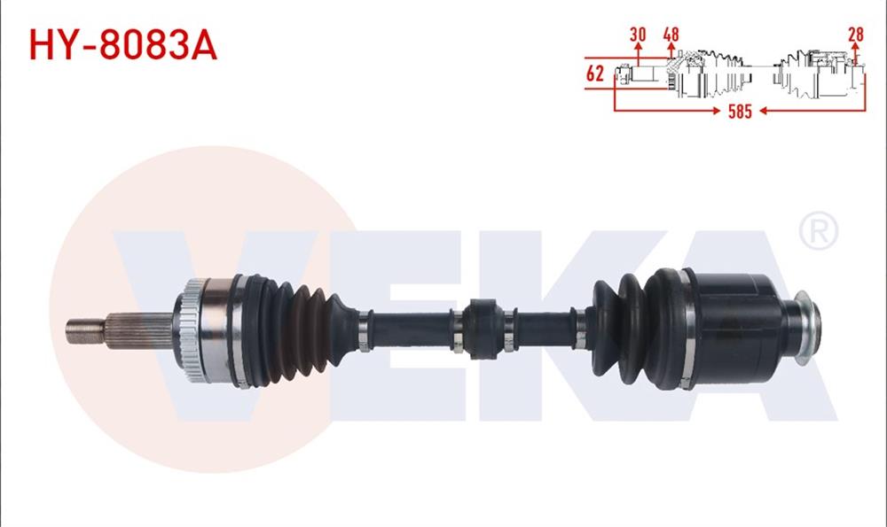 KIA SPORTAGE 10=> AKS KOMPLE SAĞ 2,0CRDI 585MM OTOMATİK (VEKA)