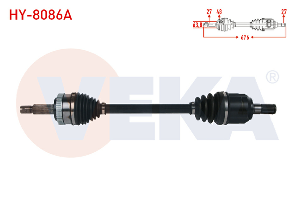 KIA  SPORTAGE 10=> AKS KOMPLE SOL 4X2 1,6GDI 676 MM OTOMATİK 49501-2Y810 (VEKA)