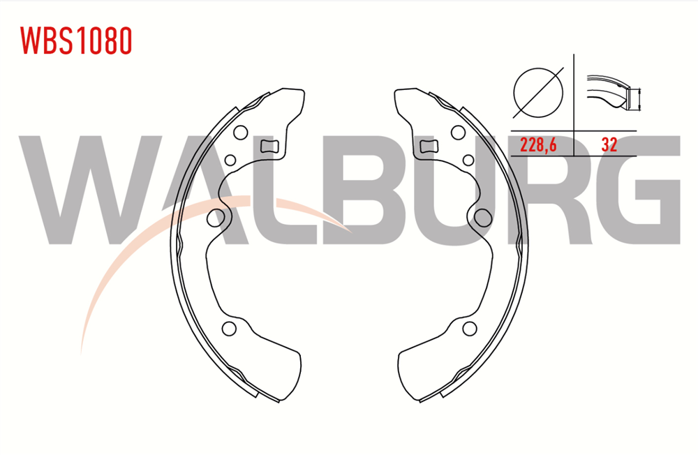 MAZDA 626 88-92 ARKA FREN BALATA (WALBURG)