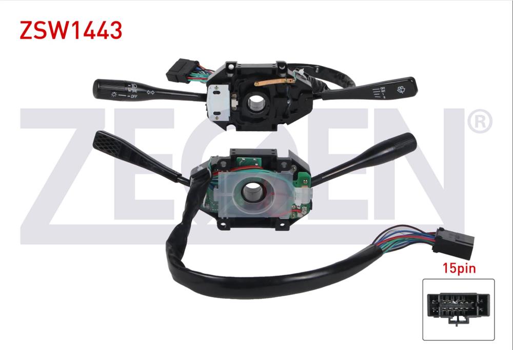 MITSUBISHI L-300 97-06 FAR-SİNYAL-SİLECEK KOLU KOMPLE 10 PİN'Lİ MB571632 (ZEGEN)