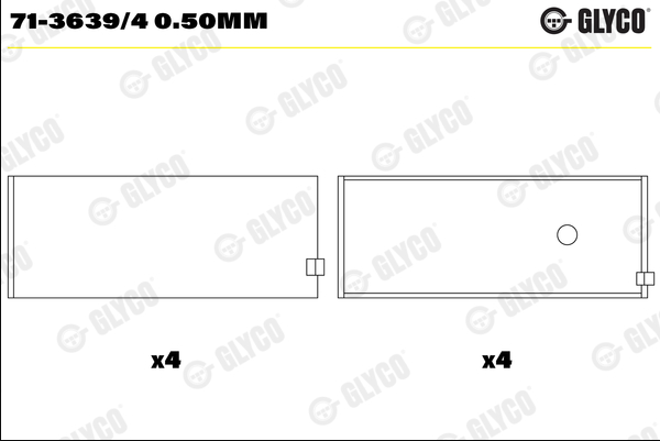 MOTOR MEKANİK PARÇALARI YATAK KOL ASTRA F-G-H-J / CORSA B / INSIGNIA / VECTRA A-B 93=> C12NZ-C14NZ-X14XE-X16XEL-Z14XE-Z16XEP-Z16XER-Z16LET-A16XER-A16NET TAKIM