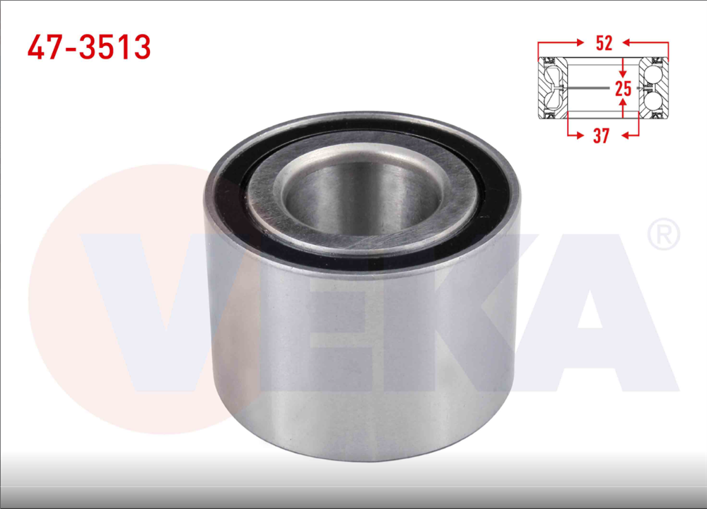 NİSSAN NOTE ARKA TEKER RULMANI 25X52X37 (VEKA)