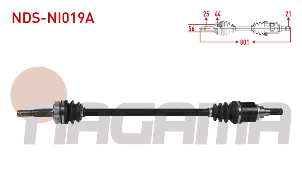 NİSSAN  X-TRAIL 07-13 ARKA AKS KOMPLE SAĞ/SOL 4X4 (NAGAMA)