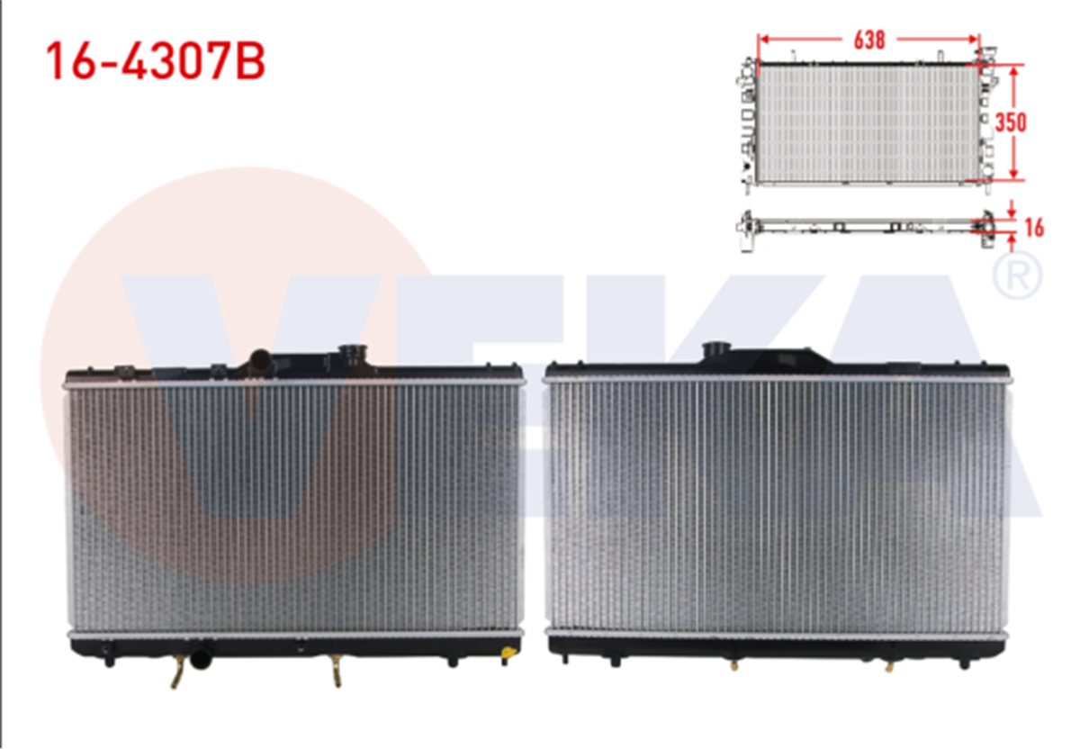 SOĞUTMA VE RADYATÖR SU RADYATORU BRAZING TOYOTA COROLLA (_E11_) 1.6i (AE111) A-T 1997-2002 