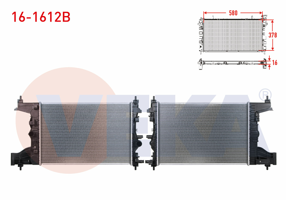 SU RADYATORU BRAZING OPEL ASTRA J 1.6i M-T 2009-2016