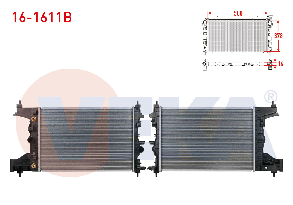 SU RADYATORU BRAZING OPEL ASTRA J 1.6i A-T 2009-2016