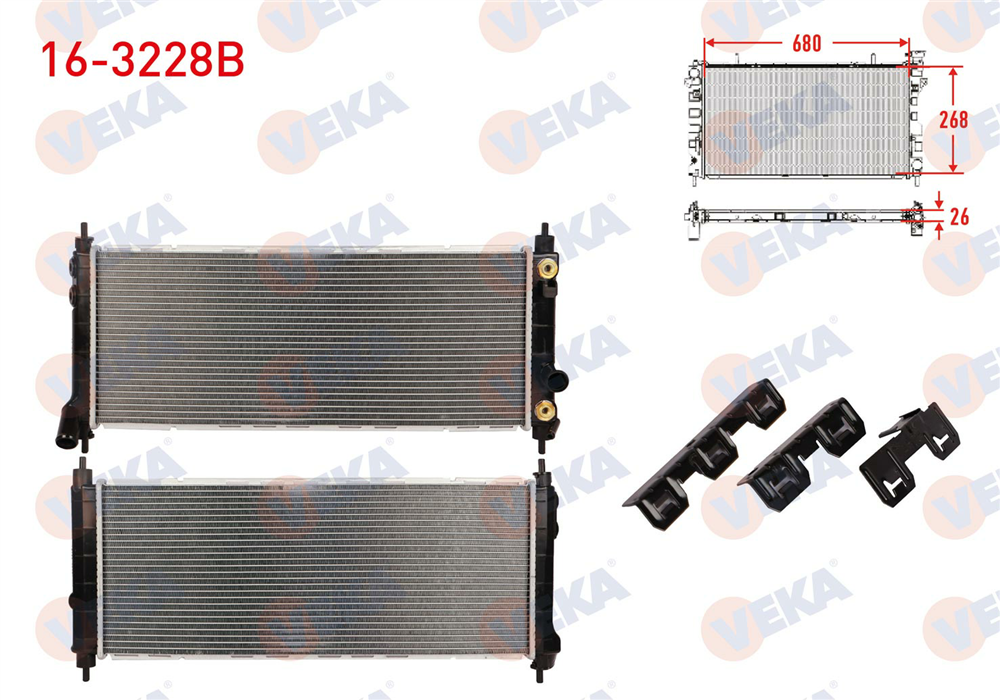 SU RADYATORU BRAZING OPEL CORSA B 1.2I A-T 1993-2000