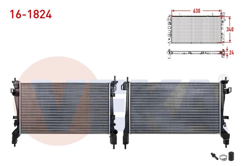 SU RADYATORU MEKANIK FIAT FIORINO (225) 1.3 MJT M-T 2007-