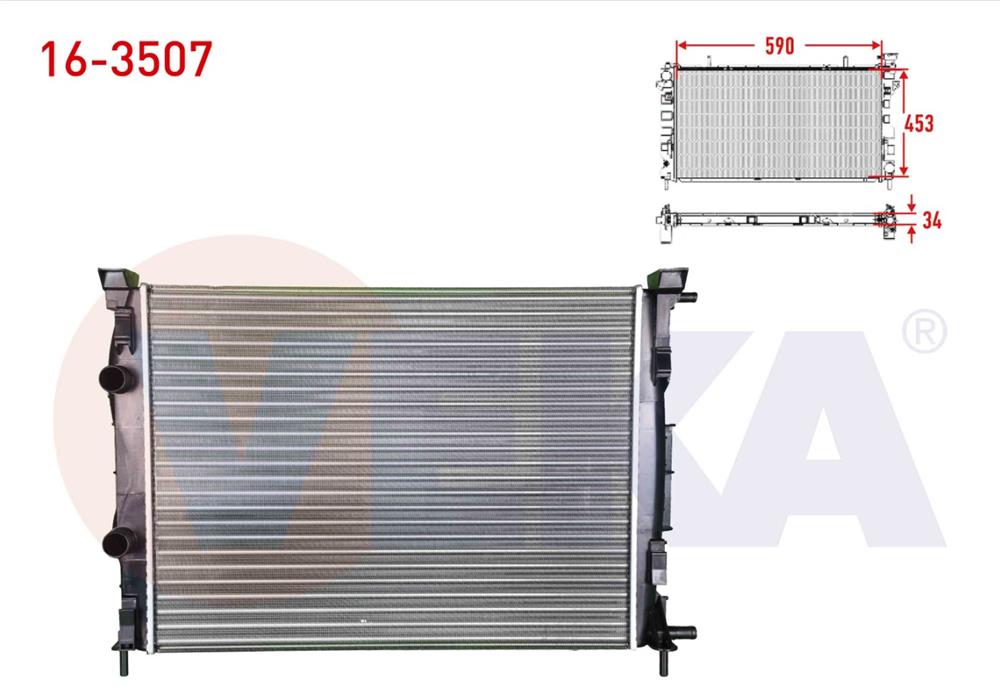 SU RADYATORU MEKANIK RENAULT MEGANE II (BM0/1,CM0/1) 1.5 DCI A-T/M-T 2002-2008	