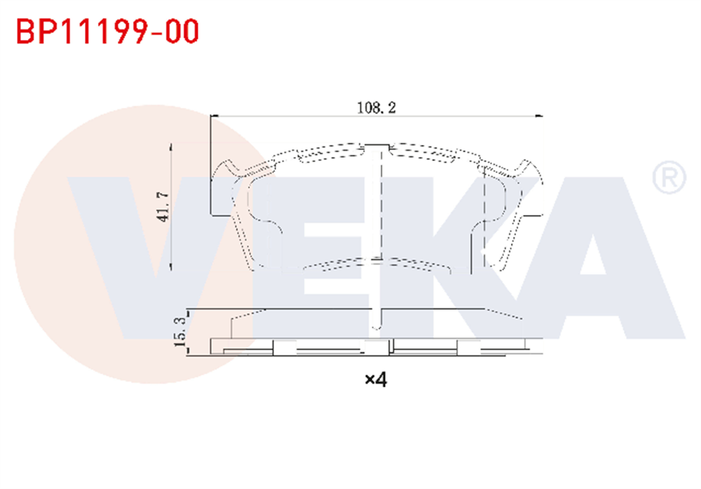 SUZUKI ALTO 02-08 ÖN FREN BALATASI (VEKA)