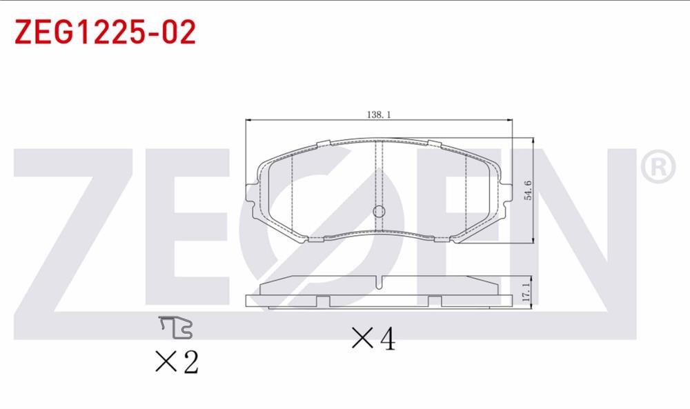 SUZUKİ GRAND VİTARA  06=> ÖN BALATA (ZEGEN)