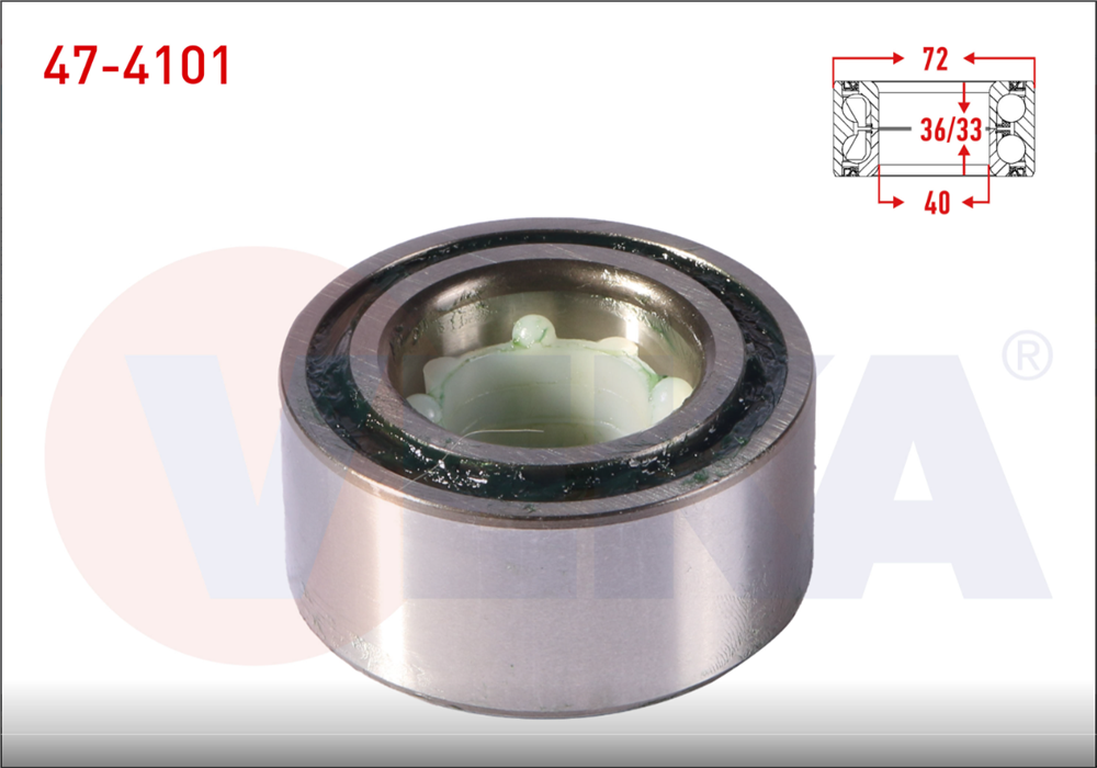 SUZUKI SWİFT 89-04 ÖN TEKER RULMANI 40X72X36/33 (VEKA)