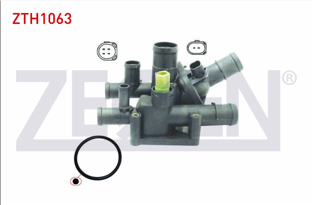 TERMOSTAT KOMPLE MUSURLU 105 C  AUDI A3 1.6 A-T 1996-2003 