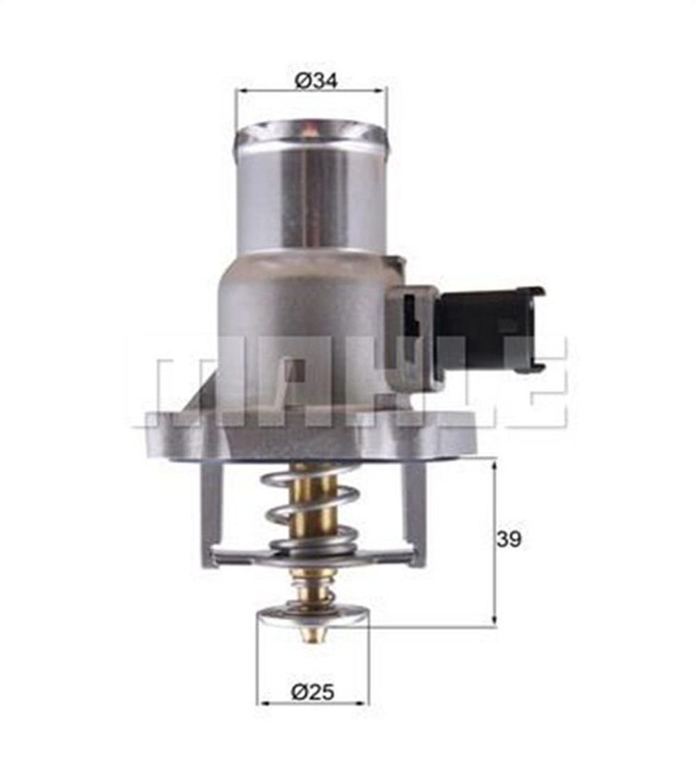 TERMOSTAT  VECTRA C 02-08 / 1.6-1.6 16V KOMPLE CONTALI SENSÖRLÜ 105°C 