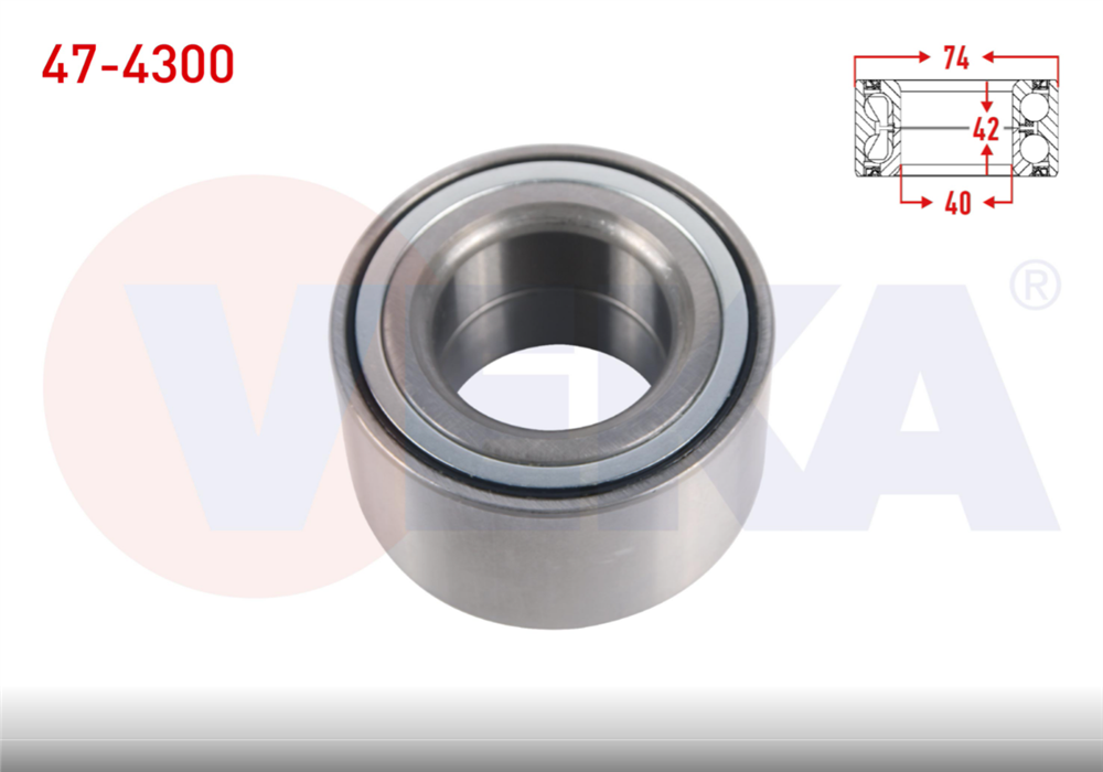 TOYOTA COROLLA 02-06 ÖN TEKER RULMANI SAĞ/SOL 40X74X42 (VEKA)