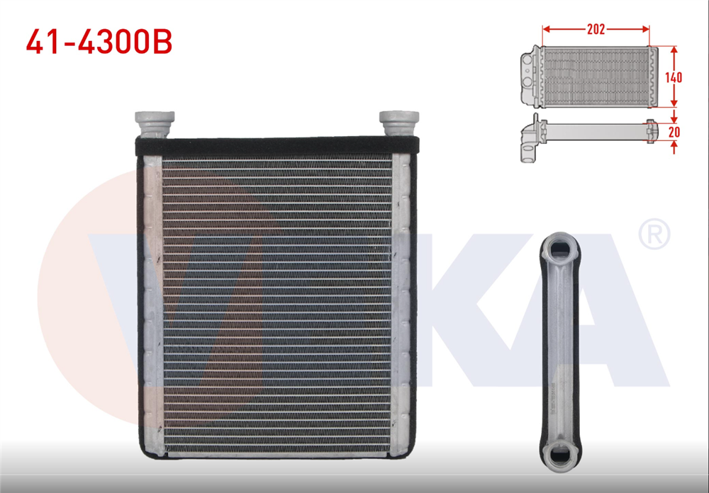 TOYOTA COROLLA 02-07 KALORİFER RADYATÖRÜ (VEKA)