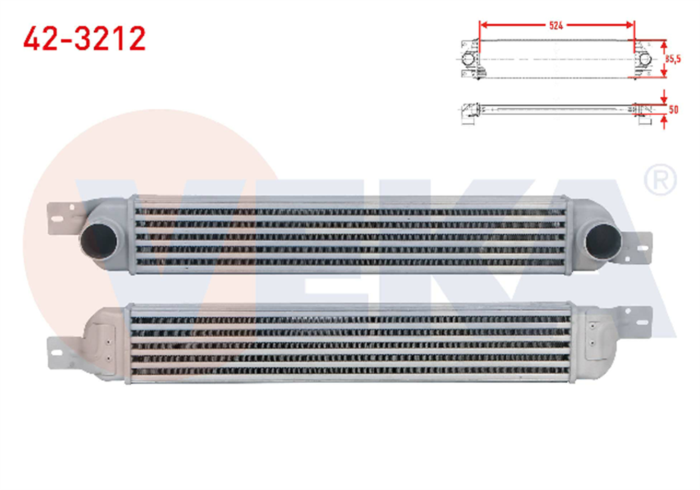 TURBO RADYATORU (INTERCOOLER) OPEL MERIVA A 1.3 CDTI - 1.7 CDTI M-T 2003-2010