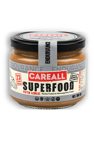 SUPERFOOD Bezelye Proteini & Kahverengi Pirinç Proteini Fıstık Ezmesi 300 gr