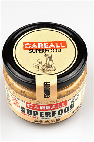 SUPERFOOD Karnıyarık Otu Tohumu & Makademya Fındığı Fıstık Ezmesi 300 gr