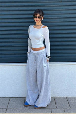 Grimelanj Nakışlı Balloon Fit Dancer Eşofman Altı