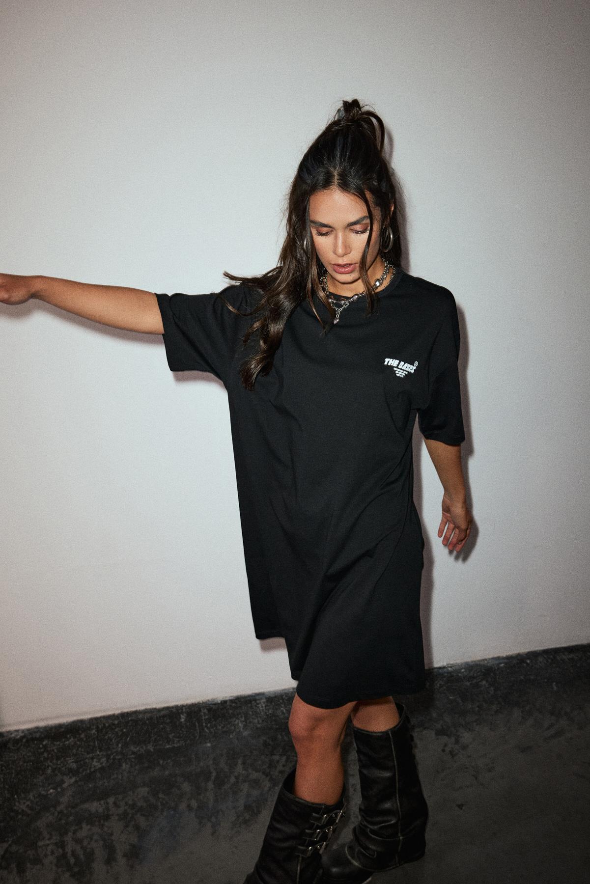 T shirt dress with holes sale