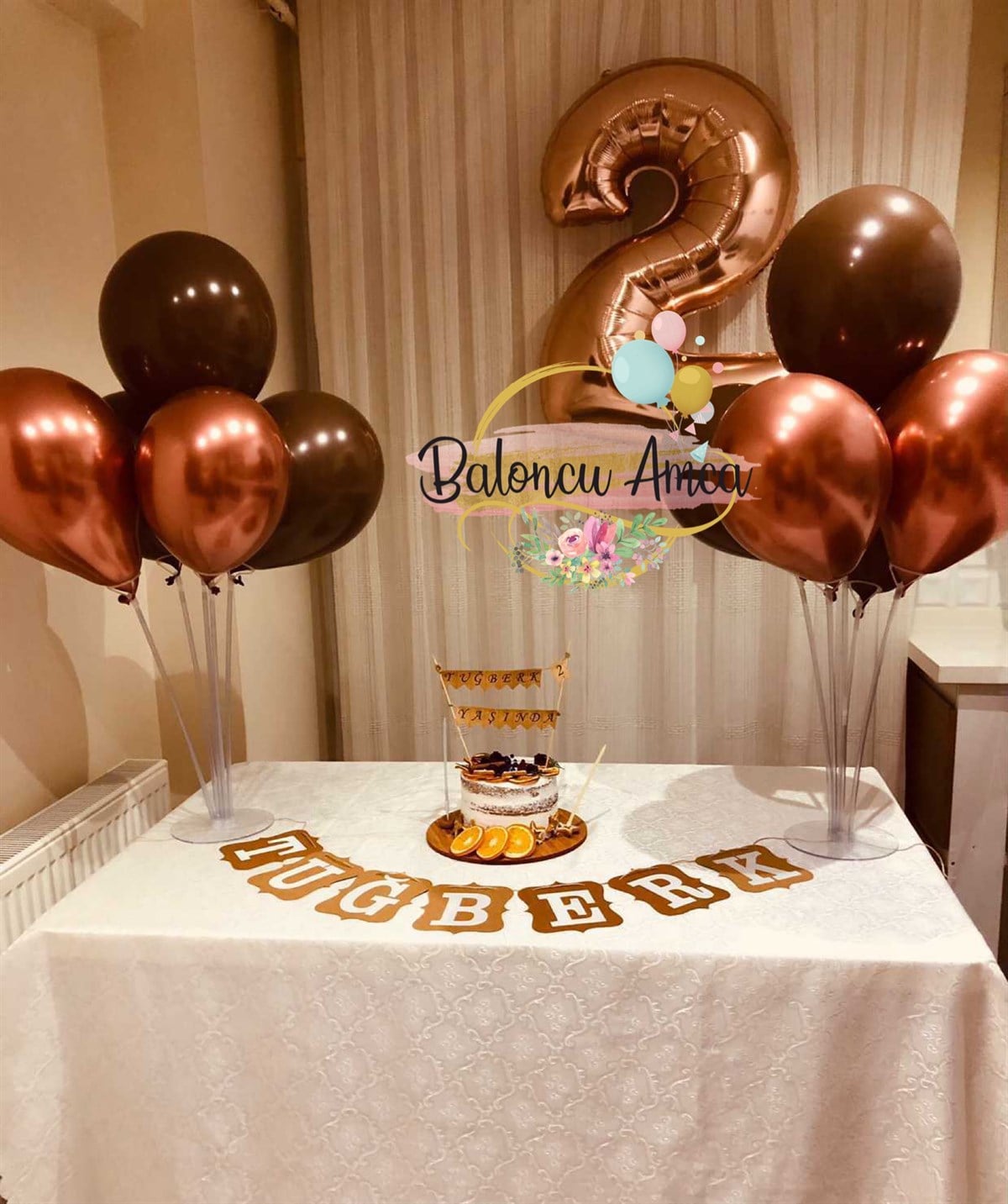 2 Yaş Balon Standı Set