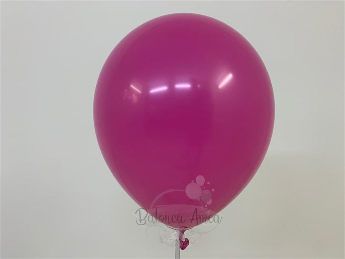 Fuşya Balon 12 İnç - 10 Adet