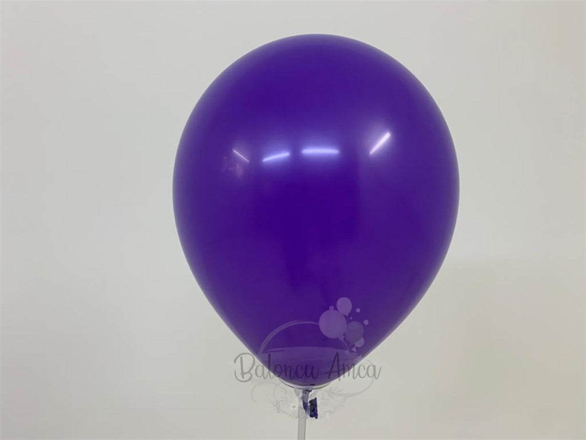 Mor Balon 12 İnç - 10 Adet