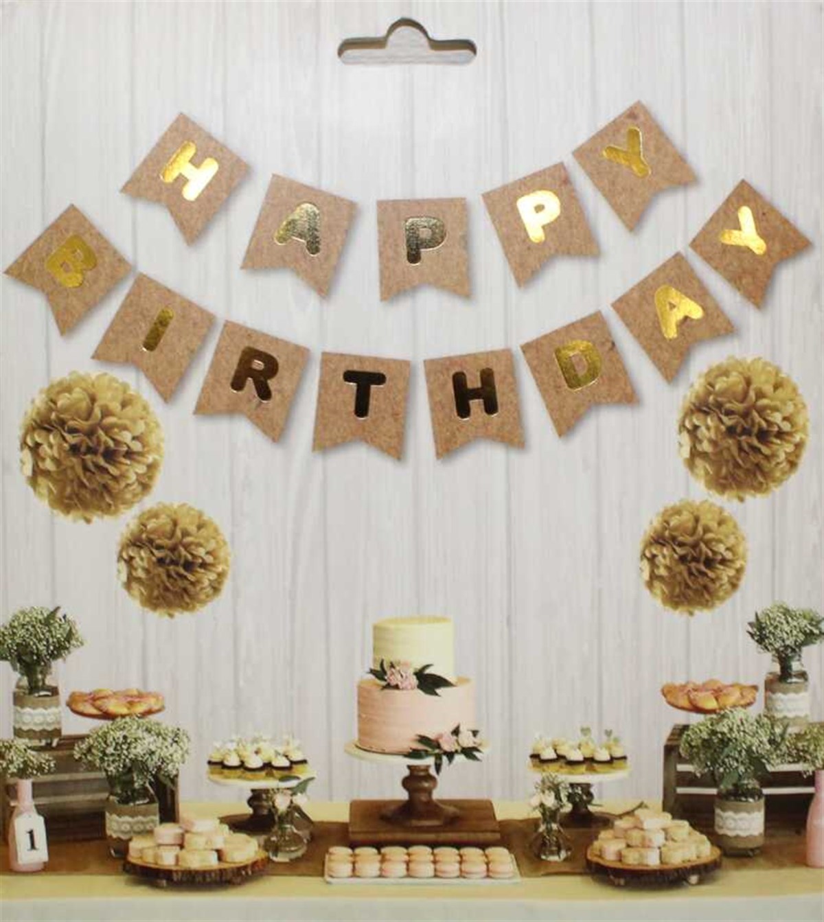 Kraft – Gold  Happy Birthday Flama
