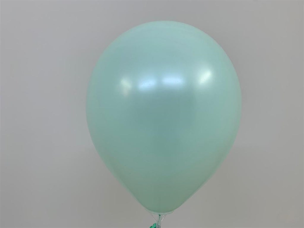 Makaron Yeşil Balon 5 İnç - 10 Adet