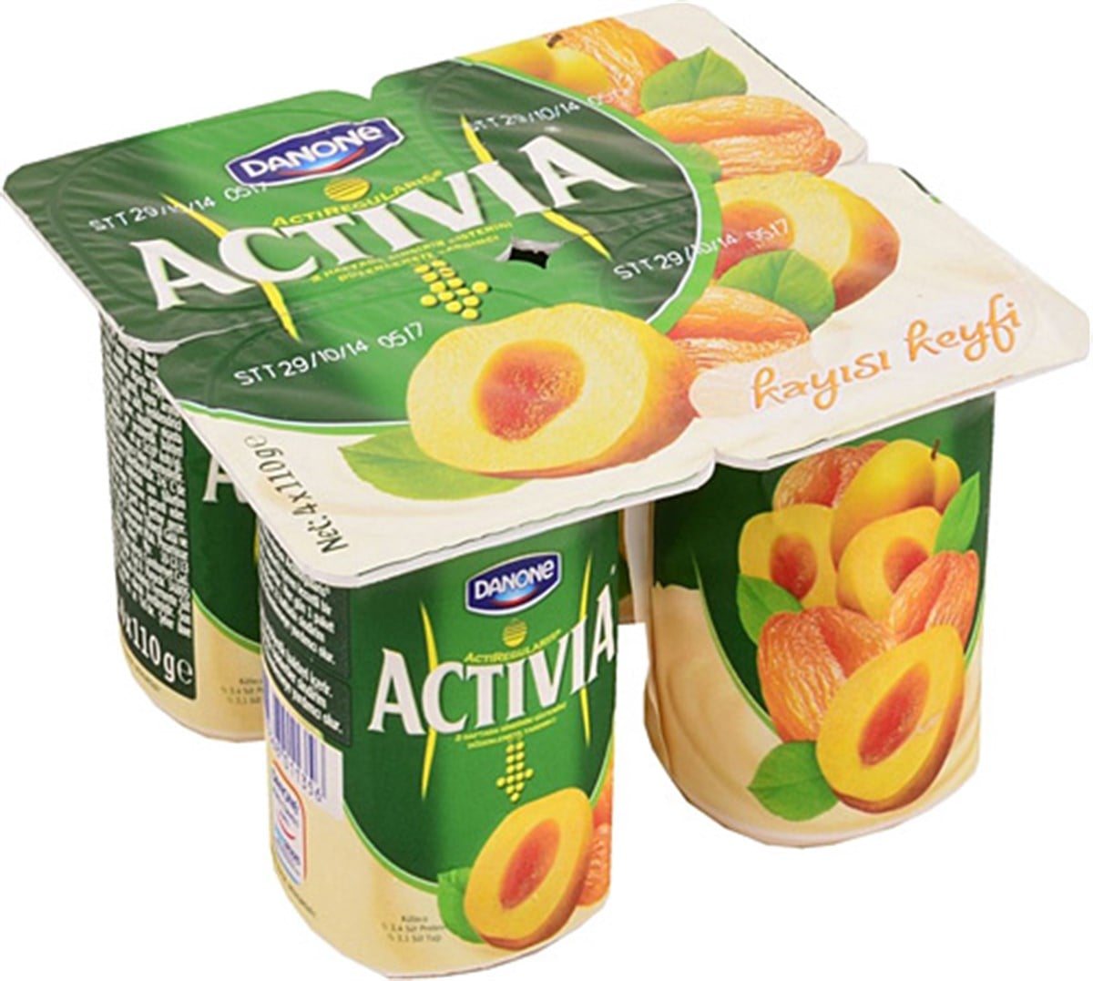 DANONE ACTIVIA KAYISILI 4X100 GR