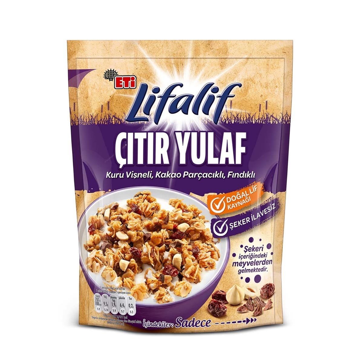 ETI LIFALIF GRANOLA VISNE KAO. FIN. 200 G