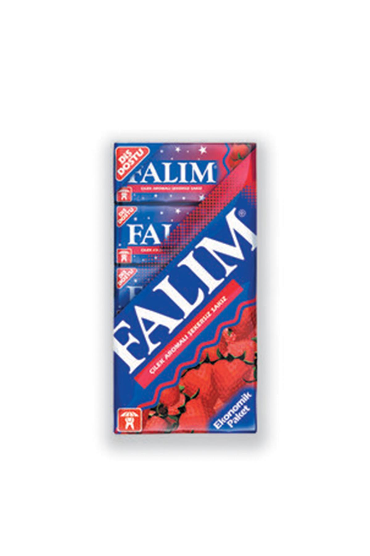 FALIM ÇİLEK AROM. ŞEKERSİZ SAKIZ 5Lİ
