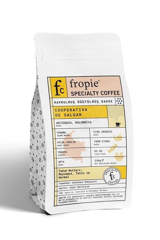 FROPIE KAVRULMUŞ ÖĞÜTÜLMÜŞ KOLOMBİYA KAH 250 GR